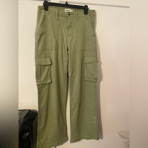 Olive Cargo Pants for Women